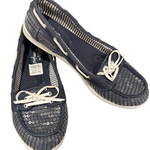 Dexflex Comfort Navy Sequin Flats